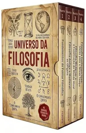 Universo da Filosofia – 4 Livros – Guia completo para iniciantes — do zero ao debate contemporâneo: Grandes pensadores e grandes perguntas — um percurso didático para quem começa agora na filosofia – Noetrix