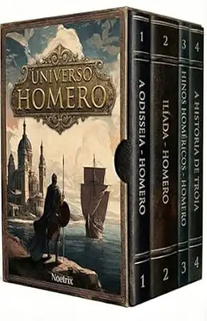 Universo Homero – 4 Livros – Guia Definitivo da Literatura Grega: Troia, Épicos e Mitologia Clássica: Guia de Leitura + A Odisseia – Ilíada – Hinos Homéricos – A História de Troia – Homero