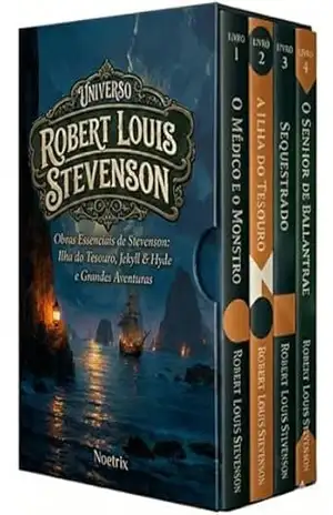 Universo Robert Louis Stevenson – 4 Livros – Aventura, Suspense e Mistério: Interpretação Guiada dos Clássicos Imortais: O Médico e o Monstro – Ilha do Tesouro – Sequestrado – O Senhor de Ballan – Robert Louis  Stevenson