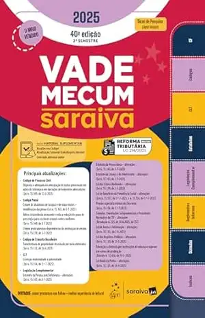 Vade Mecum Saraiva Tradicional – 40ª Edição 2025 – Editora Saraiva
