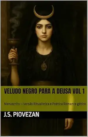 VELUDO NEGRO PARA A DEUSA Vol 1: Manuscrito – Versão Ritualística e Poética Romance gótico – J.S. Piovezan